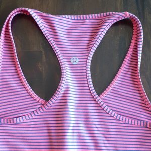 Lululemon cool racerback tank pink/blue